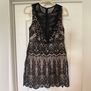 Black Lace Cocktail Dress